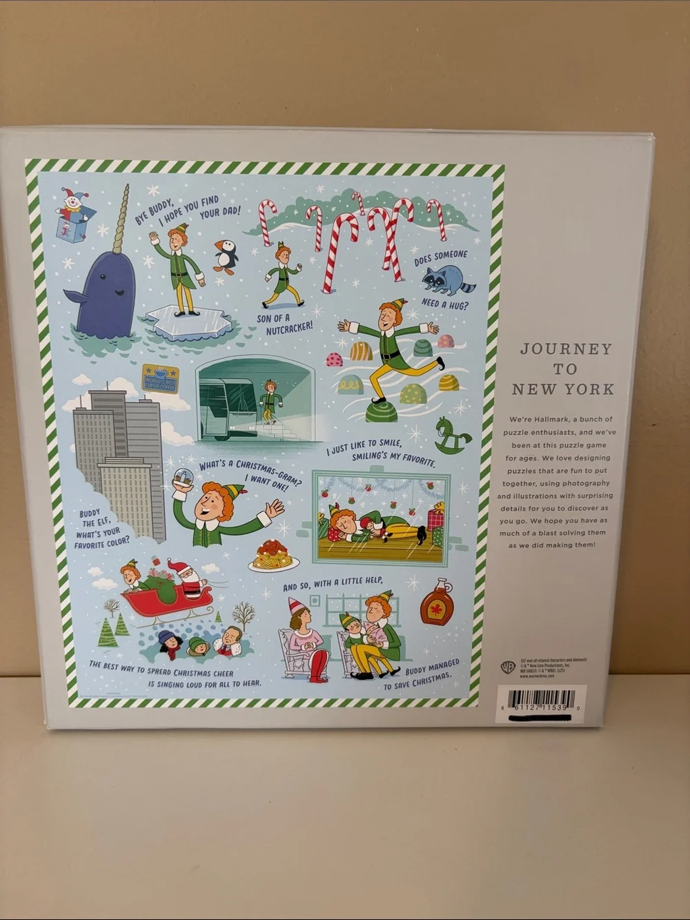 Hallmark 1000-Piece Journey To New York Elf Movie Puzzle
